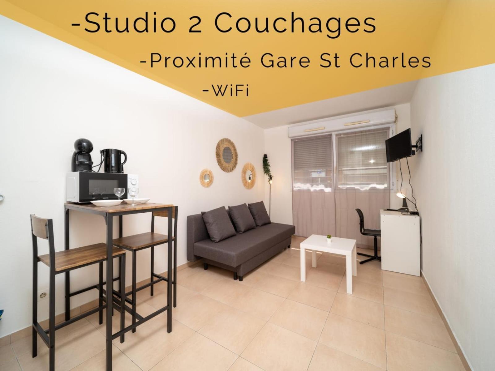 Appartement Tout Equipe A 6 Minutes De La Gare St Charles Marsilya Dış mekan fotoğraf